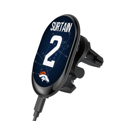 Denver Broncos Patrick Surtain Keyscaper Wireless Magnetic Car Charger