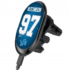 Detroit Lions Aidan Hutchinson Keyscaper Wireless Magnetic Car Charger