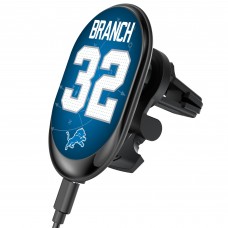 Detroit Lions Brian Branch Keyscaper Wireless Magnetic Car Charger