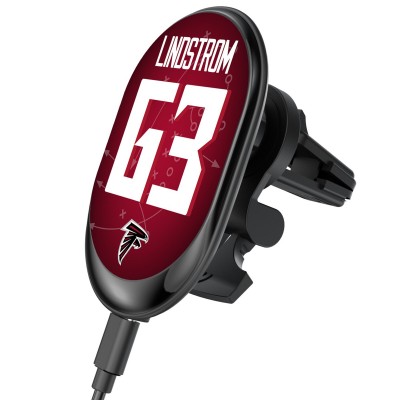 Atlanta Falcons Chris Lindstrom Keyscaper Wireless Magnetic Car Charger