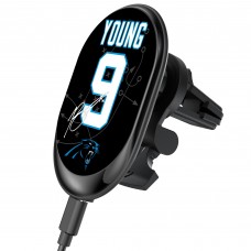 Carolina Panthers Bryce Young Keyscaper Wireless Magnetic Car Charger