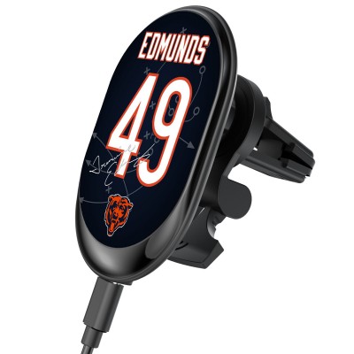 Chicago Bears Tremaine Edmunds Keyscaper Wireless Magnetic Car Charger