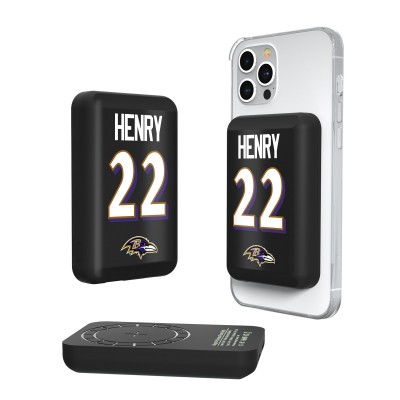 Baltimore Ravens Derrick Henry Keyscaper 5000mAh Wireless Magnetic Power Bank