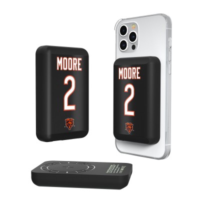 Chicago Bears D.J. Moore Keyscaper 5000mAh Wireless Magnetic Power Bank