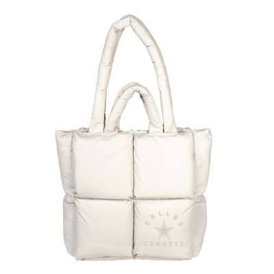 Dallas Cowboys Tan Puff Tote