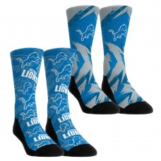 Две пары носков Detroit Lions Rock Em Socks Unisex Gameday