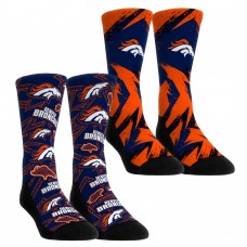 Unisex Denver Broncos Rock Em Socks Gameday Two-Pack Crew Socks Set Unisex Denver Broncos Rock Em Socks Gameday Two-Pack Crew Socks Set
