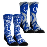 Unisex Indianapolis Colts Rock Em Socks Gameday Two-Pack Crew Socks Set
