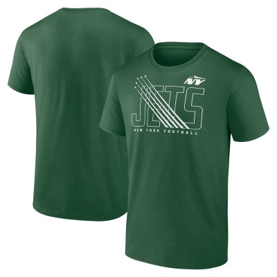 New York Jets Fanatics Green Hometown Rushing Yards T-Shirt