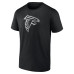 Именная футболка Atlanta Falcons Black Name & Number Monochrome