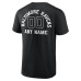 Именная футболка Baltimore Ravens Black Name & Number Monochrome