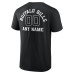Именная футболка Buffalo Bills Black Name & Number Monochrome