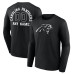 Именная футболка с длинным рукавом Carolina Panthers Black Name & Number Monochrome