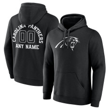 Именная толстовка Carolina Panthers Black Name & Number