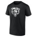 Именная футболка Chicago Bears Black Name & Number Monochrome