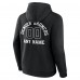 Denver Broncos Black Personalized Name & Number Pullover Hoodie