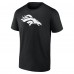 Denver Broncos Black Personalized Name & Number Monochrome T-Shirt