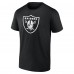 Las Vegas Raiders Black Personalized Name & Number Monochrome T-Shirt
