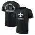 Именная футболка New Orleans Saints Black Monochrome