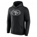 San Francisco 49ers Black Personalized Name & Number Pullover Hoodie