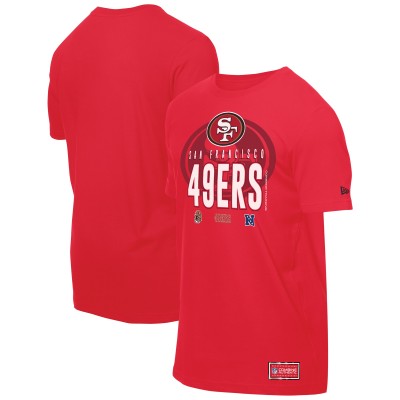 San Francisco 49ers New Era Scarlet 2025 NFL Training Camp T-Shirt