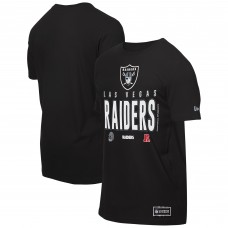Las Vegas Raiders New Era Black 2025 NFL Training Camp T-Shirt