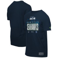 Seattle Seahawks New Era College Navy 2025 NFL Training Camp T-Shirt