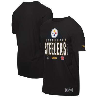 Футболка Pittsburgh Steelers New Era Black 2025 NFL Training Camp