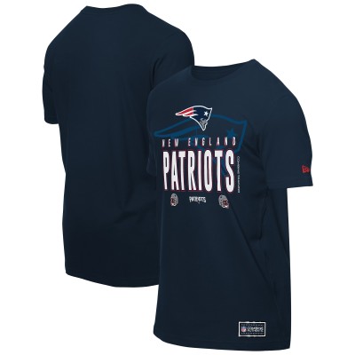 New England Patriots New Era Navy 2025 NFL Training Camp T-Shirt