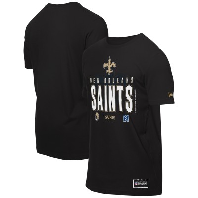 Футболка New Orleans Saints New Era Black 2025 NFL Training Camp
