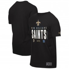 Футболка New Orleans Saints New Era Black 2025 NFL Training Camp Футболка New Orleans Saints New Era Black 2025 NFL Training Camp