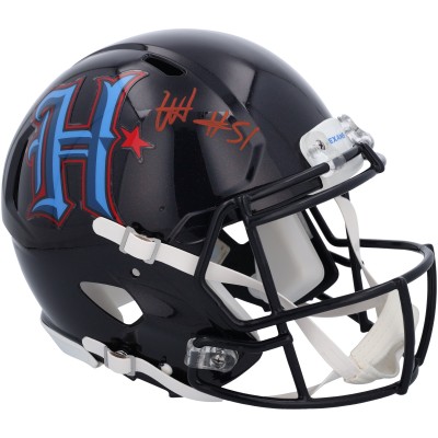 Will Anderson Jr. Houston Texans Autographed Fanatics Authentic Riddell 2024 Speed Authentic Helmet