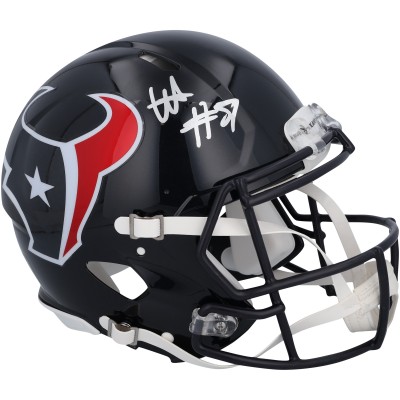 Will Anderson Jr. Houston Texans Autographed Fanatics Authentic Riddell 2024 2nd Alternate Speed Authentic Helmet