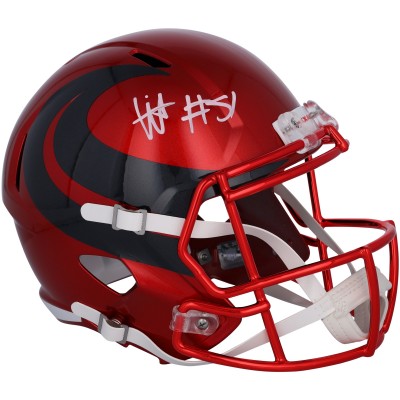 Will Anderson Jr. Houston Texans Autographed Fanatics Authentic Riddell 2024 Alternate Speed Replica Helmet