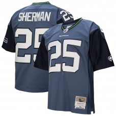 Джерси Seattle Seahawks Richard Sherman Mitchell & Ness Blue 2011 Legacy Replica
