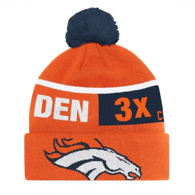 Шапка с помпоном Unisex Denver Broncos Starter Orange Chyron