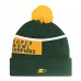 Шапка с помпоном Unisex Green Bay Packers Starter Green Chyron Cuffed Knit