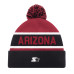 Шапка с помпоном Unisex Arizona Cardinals Starter Black Cuffed