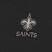 New Orleans Saints Antigua Black Content Quarter-Zip Pullover Top