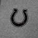 Indianapolis Colts Antigua Heather Black Effortless Full-Zip Hoodie Jacket