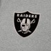 Las Vegas Raiders Antigua Heather Gray Effortless Full-Zip Hoodie Jacket