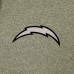 Los Angeles Chargers Antigua Olive Effortless Full-Zip Hoodie Jacket
