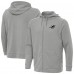 Miami Dolphins Antigua Heather Gray Effortless Full-Zip Hoodie Jacket