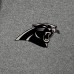 Толстовка Carolina Panthers Antigua Heather Black Effortless Full-Zip Jacket