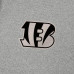 Толстовка Cincinnati Bengals Antigua Heather Gray Effortless Full-Zip Jacket