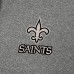 Толстовка на молнии New Orleans Saints Antigua Heather Black Effortless