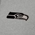 Seattle Seahawks Antigua Heather Gray Effortless Full-Zip Hoodie Jacket