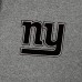 New York Giants Antigua Heather Black Effortless Full-Zip Hoodie Jacket