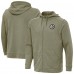 Pittsburgh Steelers Antigua Olive Effortless Full-Zip Hoodie Jacket