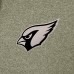 Arizona Cardinals Antigua Olive Effortless Full-Zip Hoodie Jacket